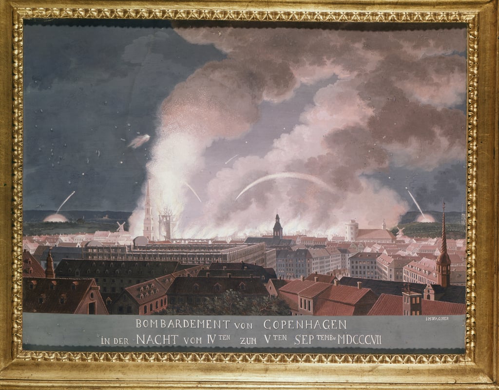 The Second Battle of Copenhagen (or the Bombardment of Copenhagen) 1807